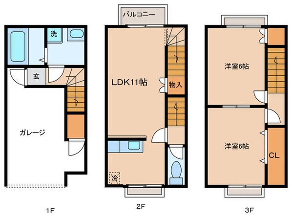 ＤＵＰＬＥＸ　ＥＸＣＥ　Ｃの物件間取画像